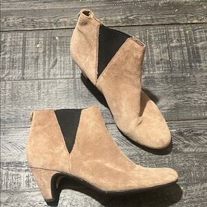 Sam Edelman Tan Suede Ankle Boots